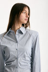 Abito in misto cotone rigato women Dondup - 5