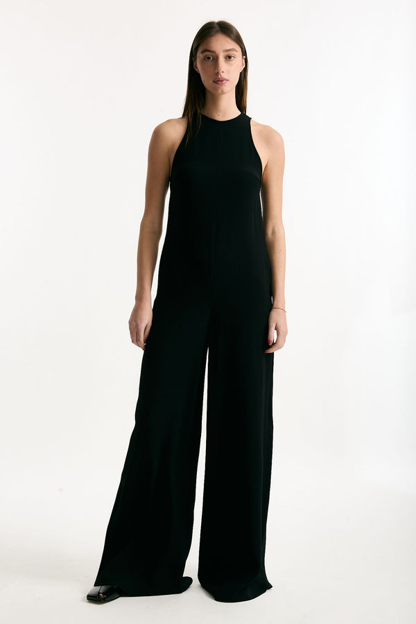 Tuta fluida nero women Dondup