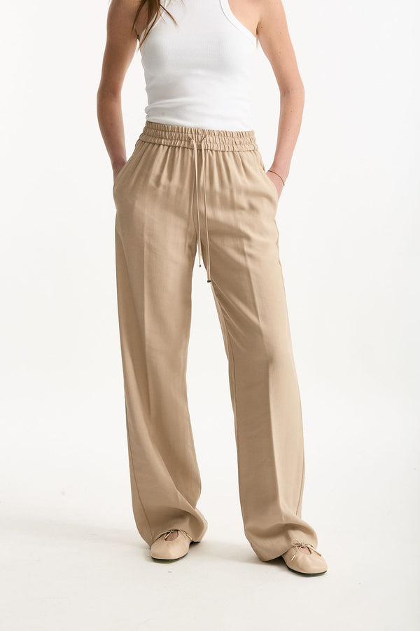 Pantalone fluido MARISOL beige women Dondup