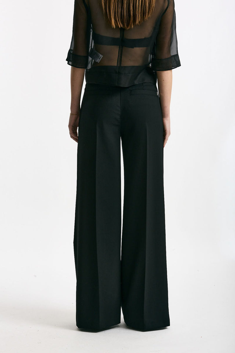 Pantalone palazzo nero women Dondup - 3