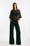 Pantalone palazzo nero women Dondup - 1