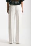 Pantalone ABBY palazzo in viscosa bianco women Dondup - 3