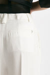 Pantalone ABBY palazzo in viscosa bianco women Dondup - 4