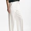 Pantalone ABBY palazzo in viscosa bianco women Dondup - 7