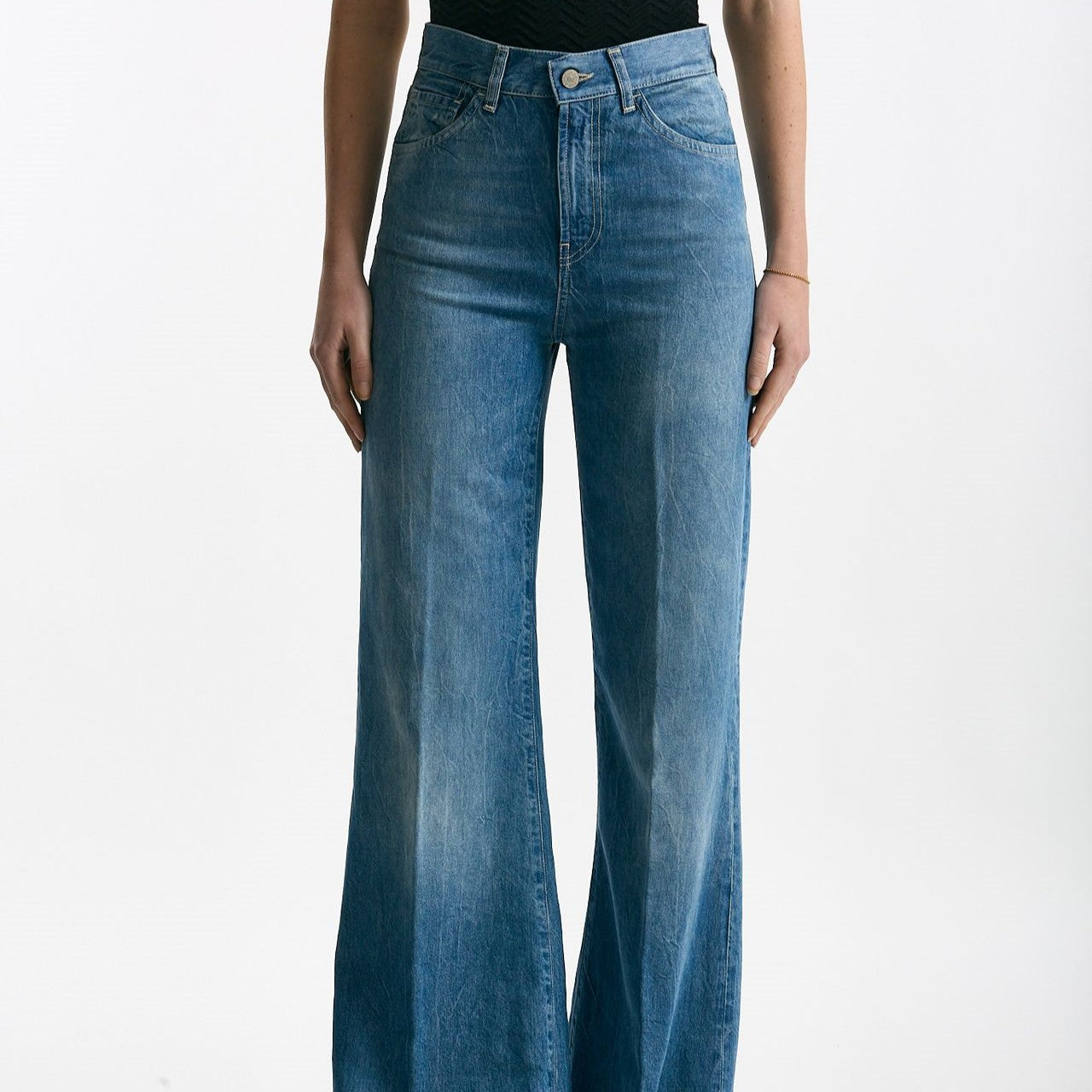 Jeans palazzo AMBER medio chiaro women Dondup - 7