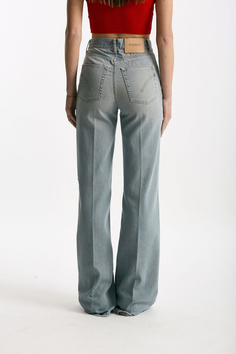 Jeans palazzo AMBER chiaro women Dondup - 4
