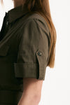 Abito in cotone verde militare women Fay - 8