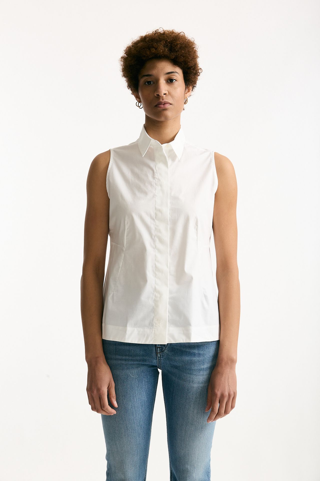 Camicia senza maniche bianco women Fay - 1