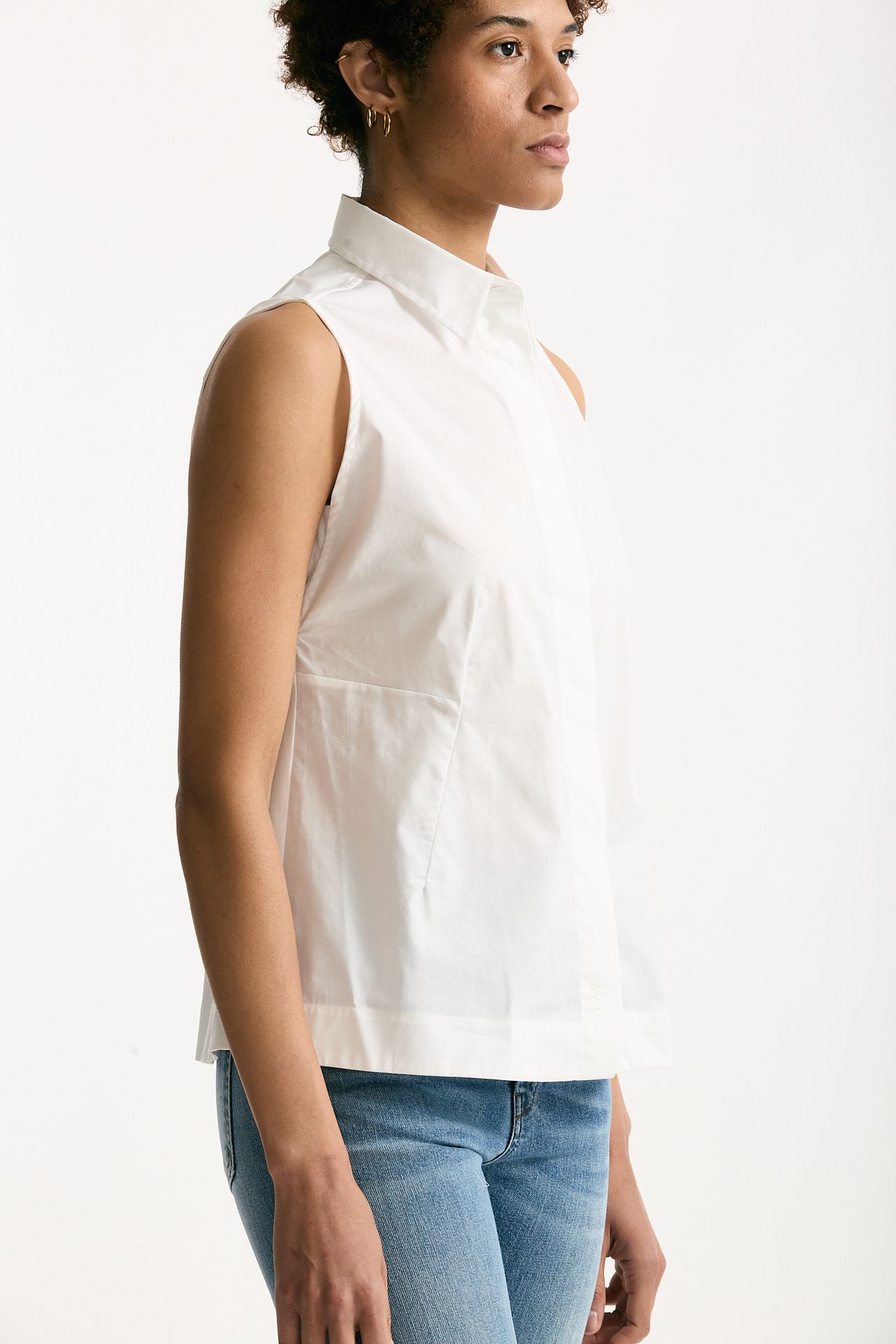 Camicia senza maniche bianco women Fay - 2