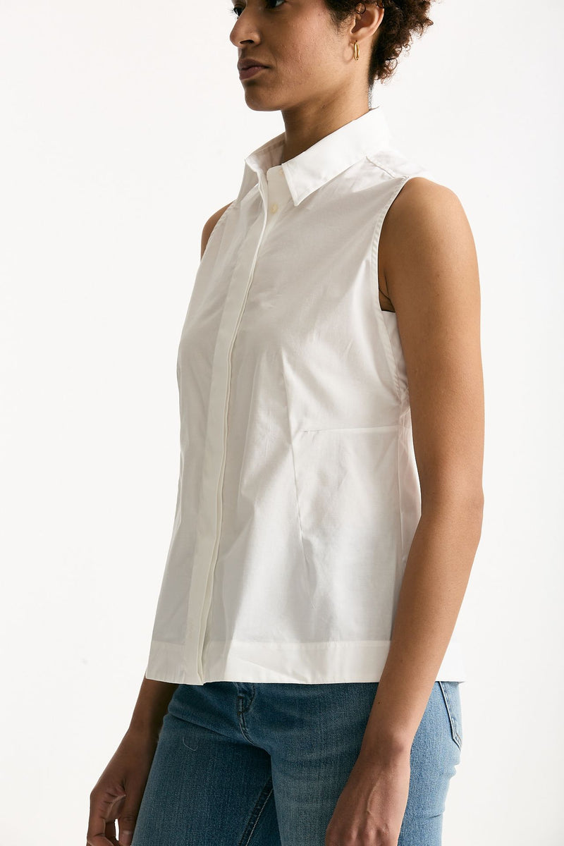 Camicia senza maniche bianco women Fay - 4