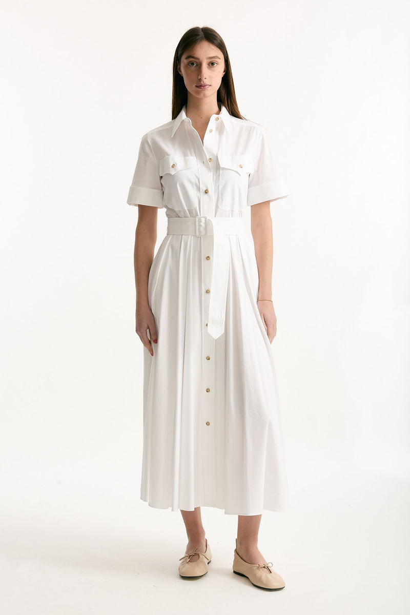 Abito in cotone bianco women Fay - 1
