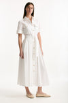 Abito in cotone bianco women Fay - 4