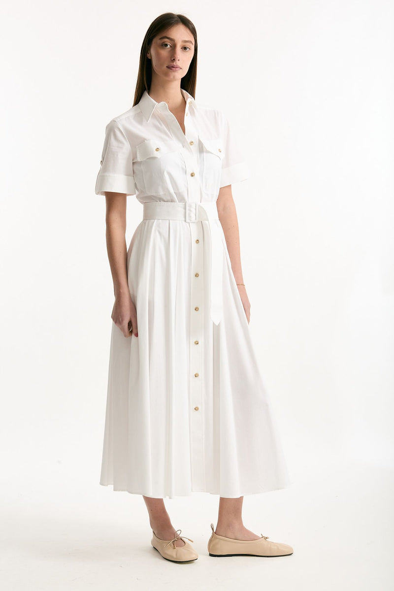 Abito in cotone bianco women Fay - 4