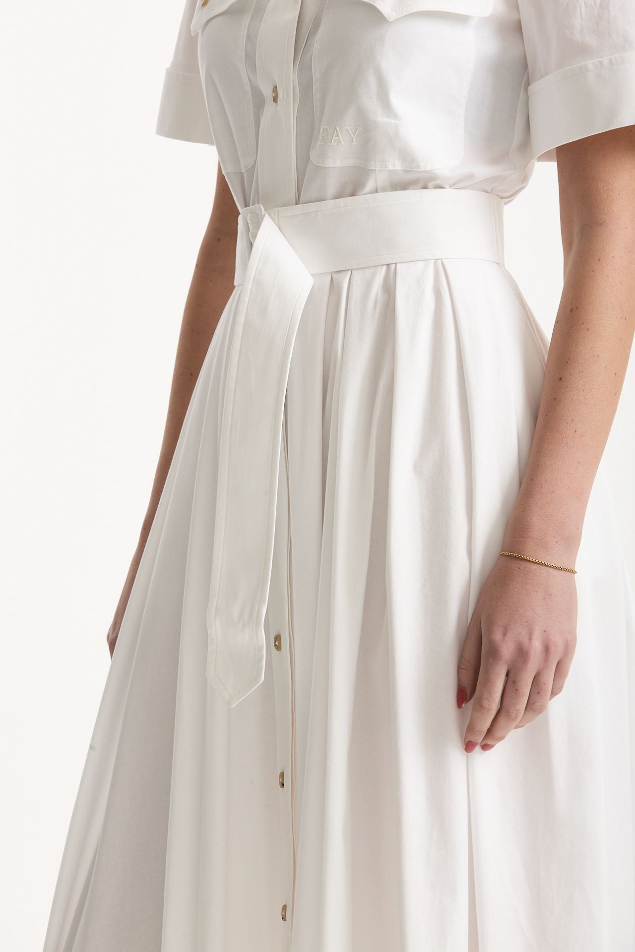 Abito in cotone bianco women Fay - 7