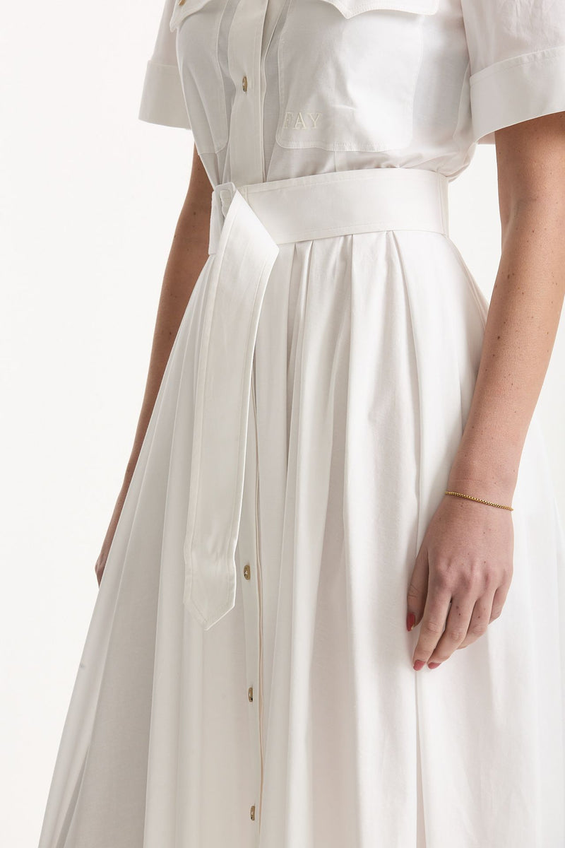 Abito in cotone bianco women Fay - 7