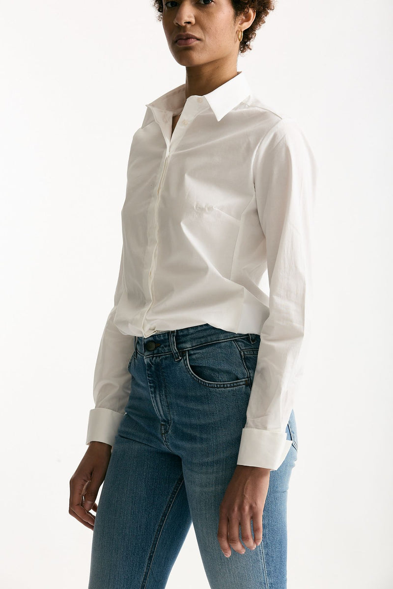 Camicia slim bianco women Fay - 4