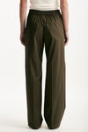 Pantalone in cotone verde militare women Fay - 4