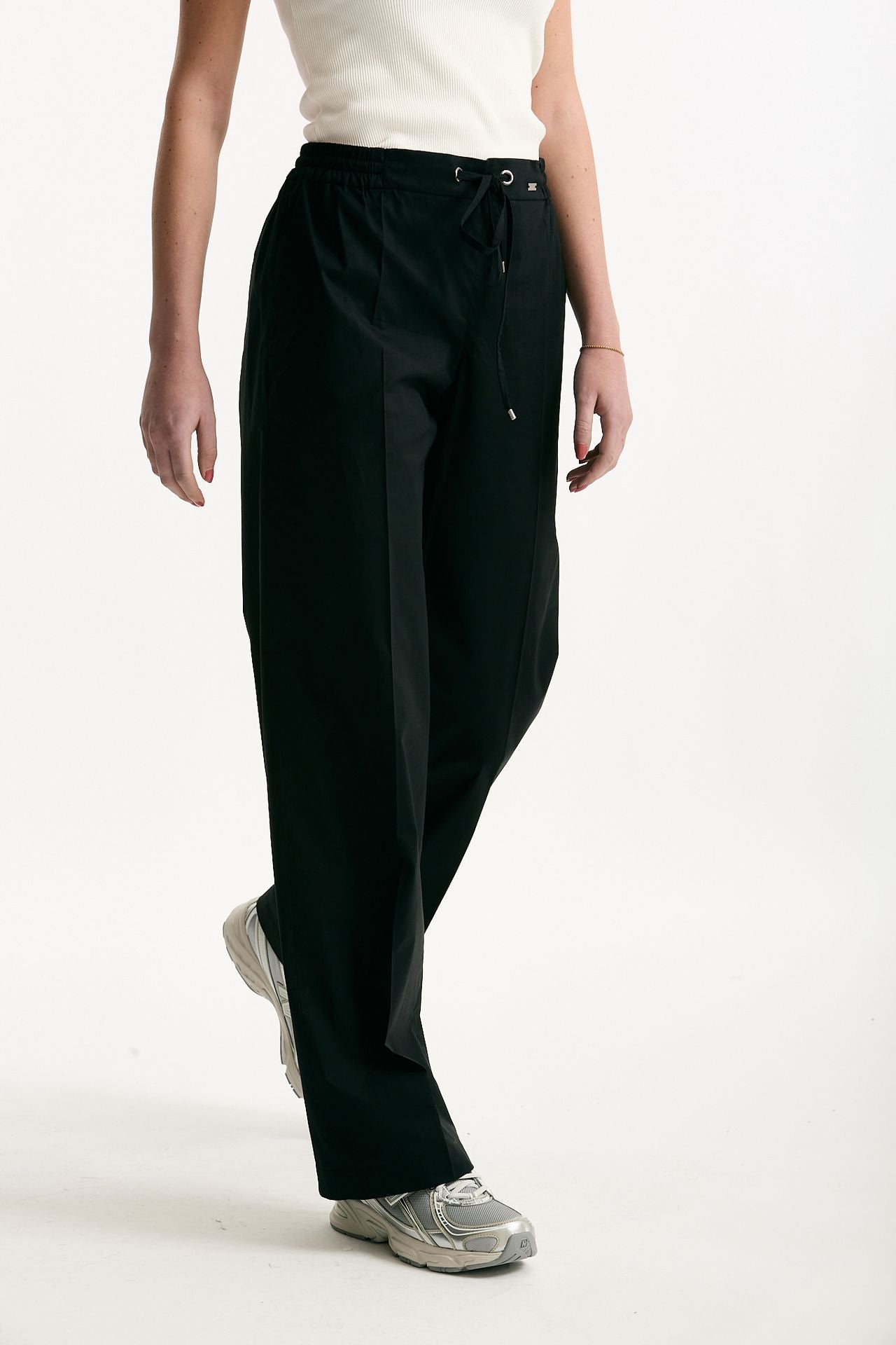 Pantalone in cotone nero women Fay - 1