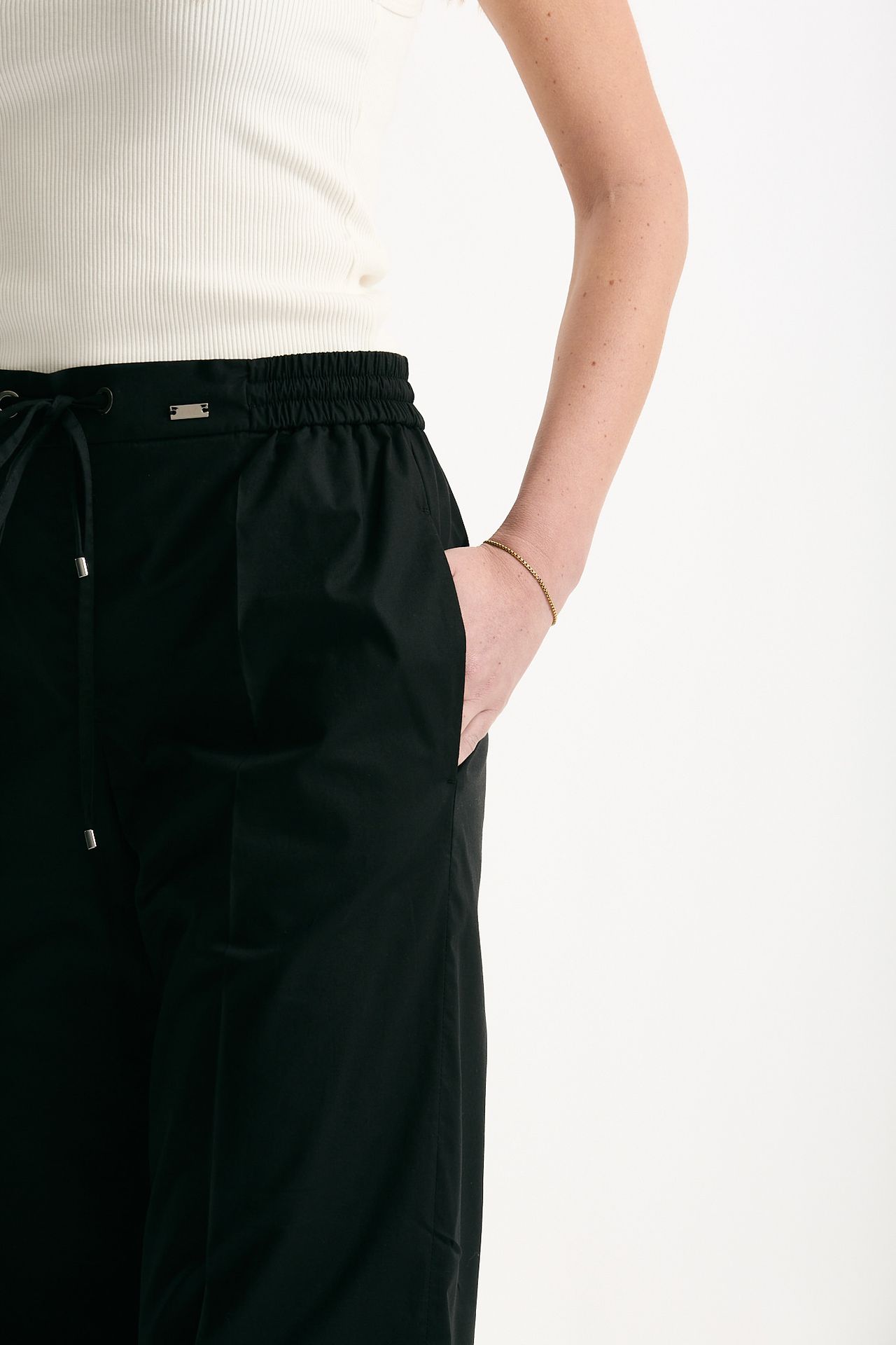 Pantalone in cotone nero women Fay - 5