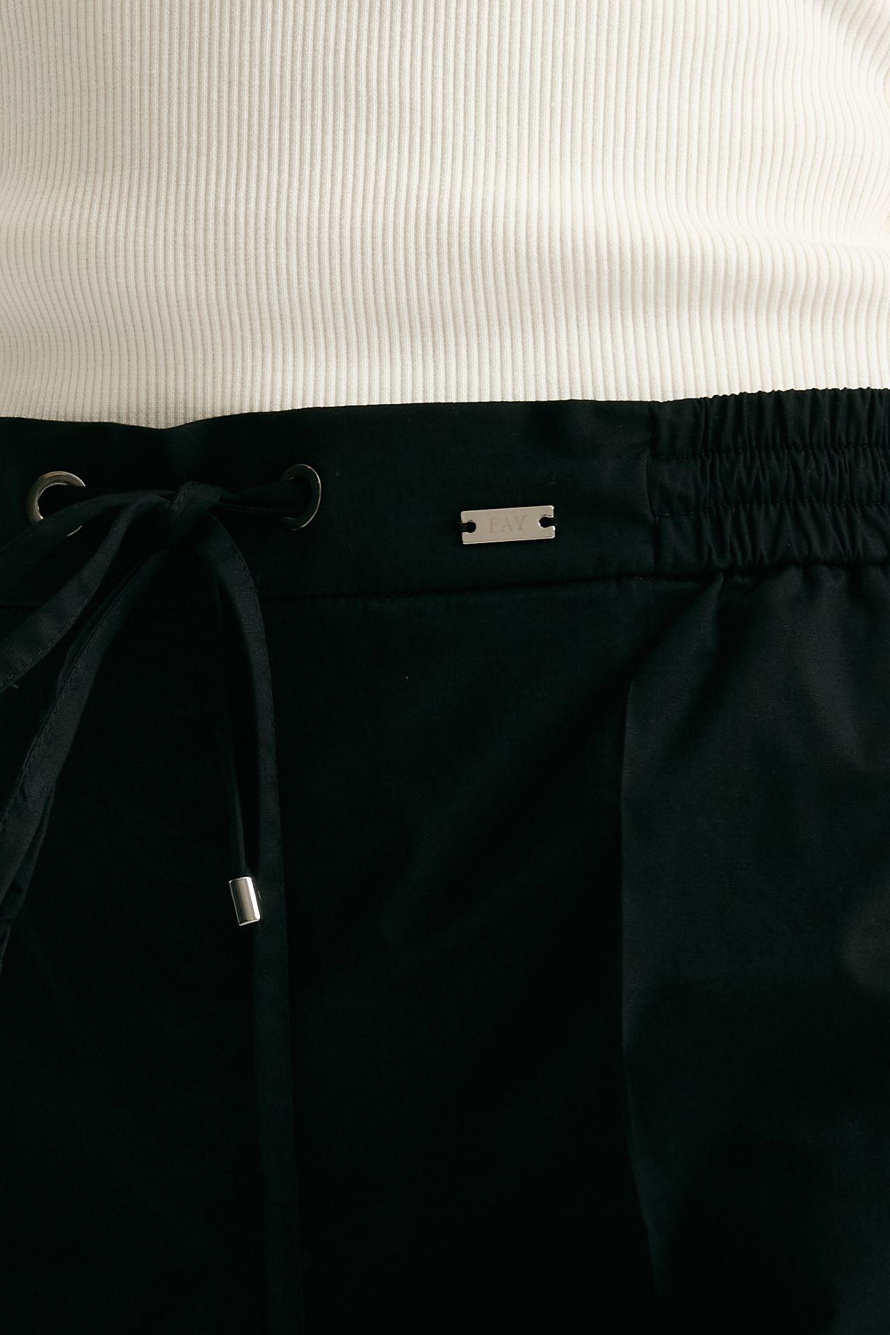 Pantalone in cotone nero women Fay - 6