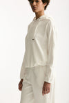 Felpa cappuccio in viscosa bianco women Fay - 4