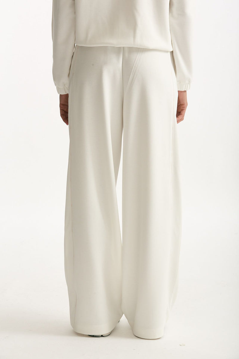 Pantalone in viscosa bianco women Fay - 3