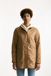 Giubbino midi in popeline tecnico cammello women Fay - 2