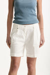 Bermuda in lino bianco women Fay - 1