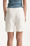 Bermuda in lino bianco women Fay - 3