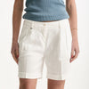 Bermuda in lino bianco women Fay - 6