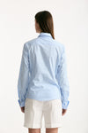 Camicia slim rigata azzurra e bianca women Fay - 3
