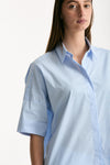 Camicia over rigata azzurra e bianca women Fay - 5
