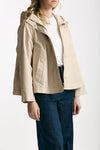 Giubbino corto in popeline tecnico beige women Fay - 4