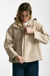 Giubbino corto in popeline tecnico beige women Fay - 1