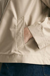 Giubbino corto in popeline tecnico beige women Fay - 6