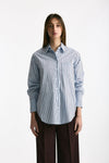 Camicia over Azzurra con riga women Daniele fiesoli - 2