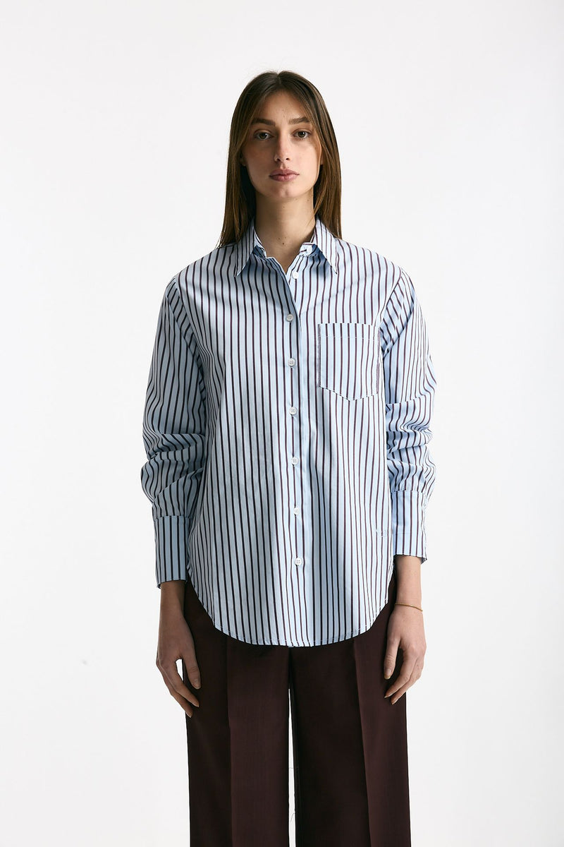 Camicia over Azzurra con riga women Daniele fiesoli - 2