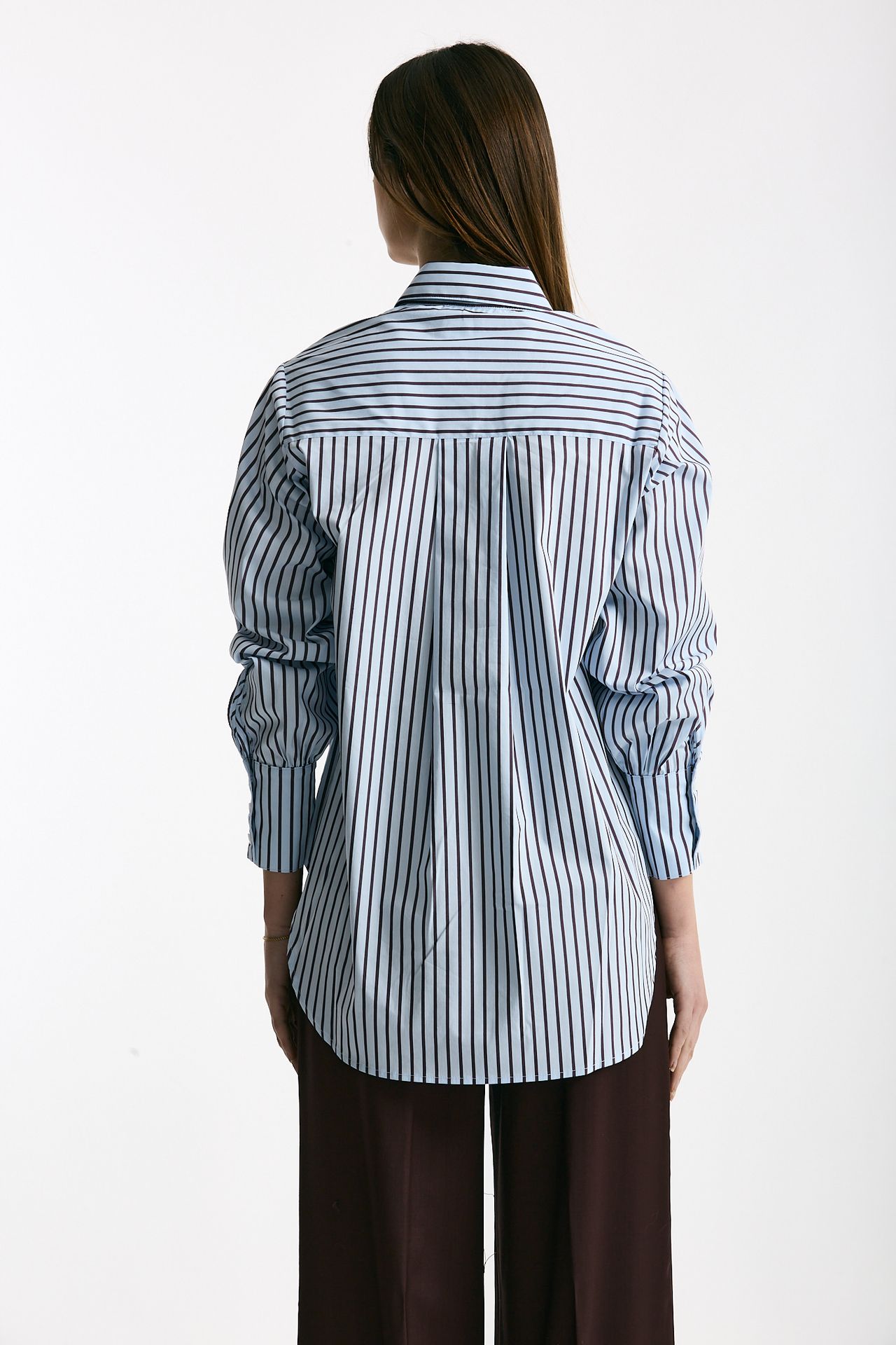 Camicia over Azzurra con riga women Daniele fiesoli - 4