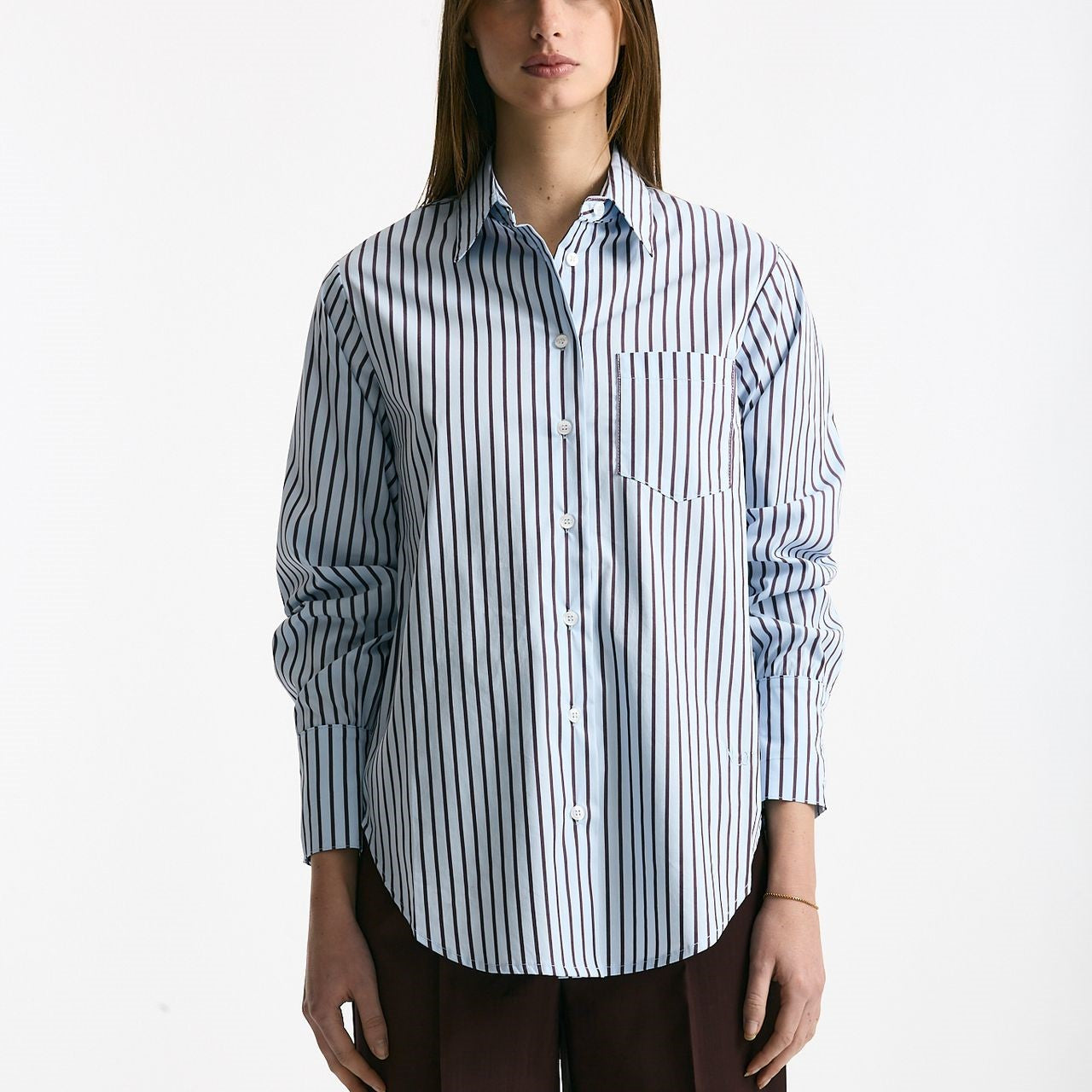 Camicia over Azzurra con riga women Daniele fiesoli - 6