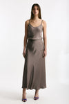 Gonna vita alta midi taupe women Daniele fiesoli - 2
