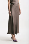 Gonna vita alta midi taupe women Daniele fiesoli - 5
