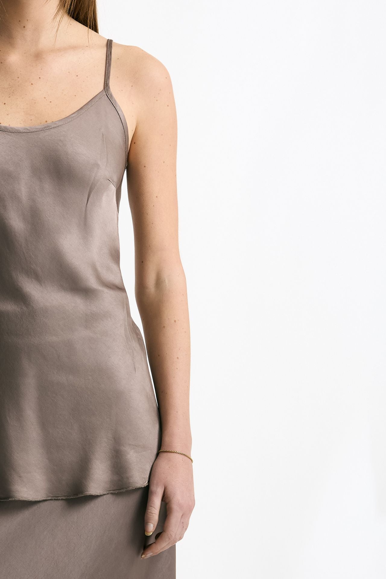 Top in viscosa taupe women Daniele fiesoli - 5