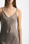 Abito lungo in viscosa taupe women Daniele fiesoli - 5