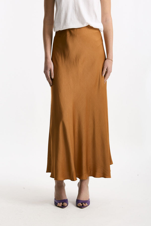 Gonna midi ocra women Daniele fiesoli