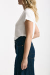 T-shirt basic in lino bianco women Daniele fiesoli - 2