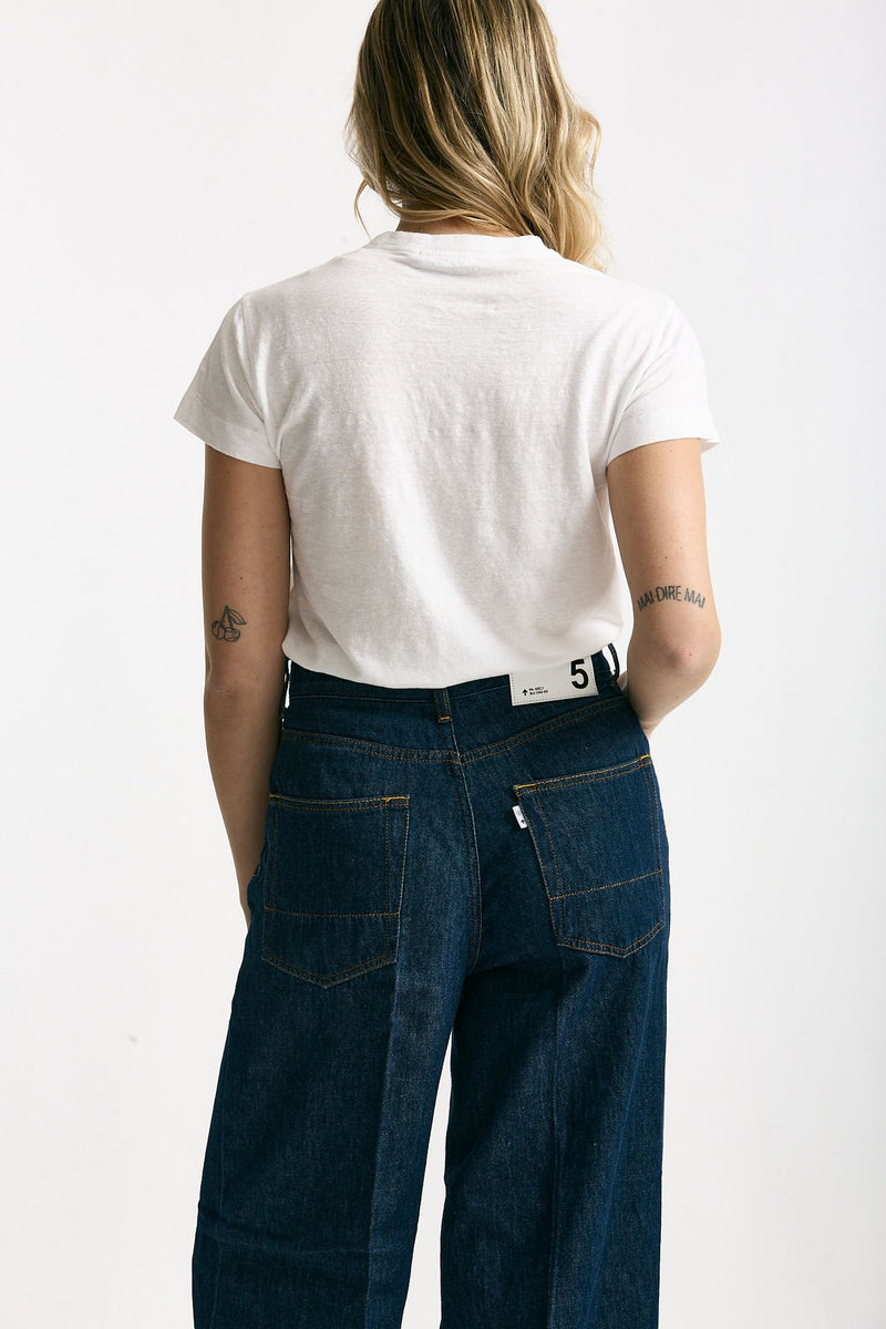 T-shirt basic in lino bianco women Daniele fiesoli - 3