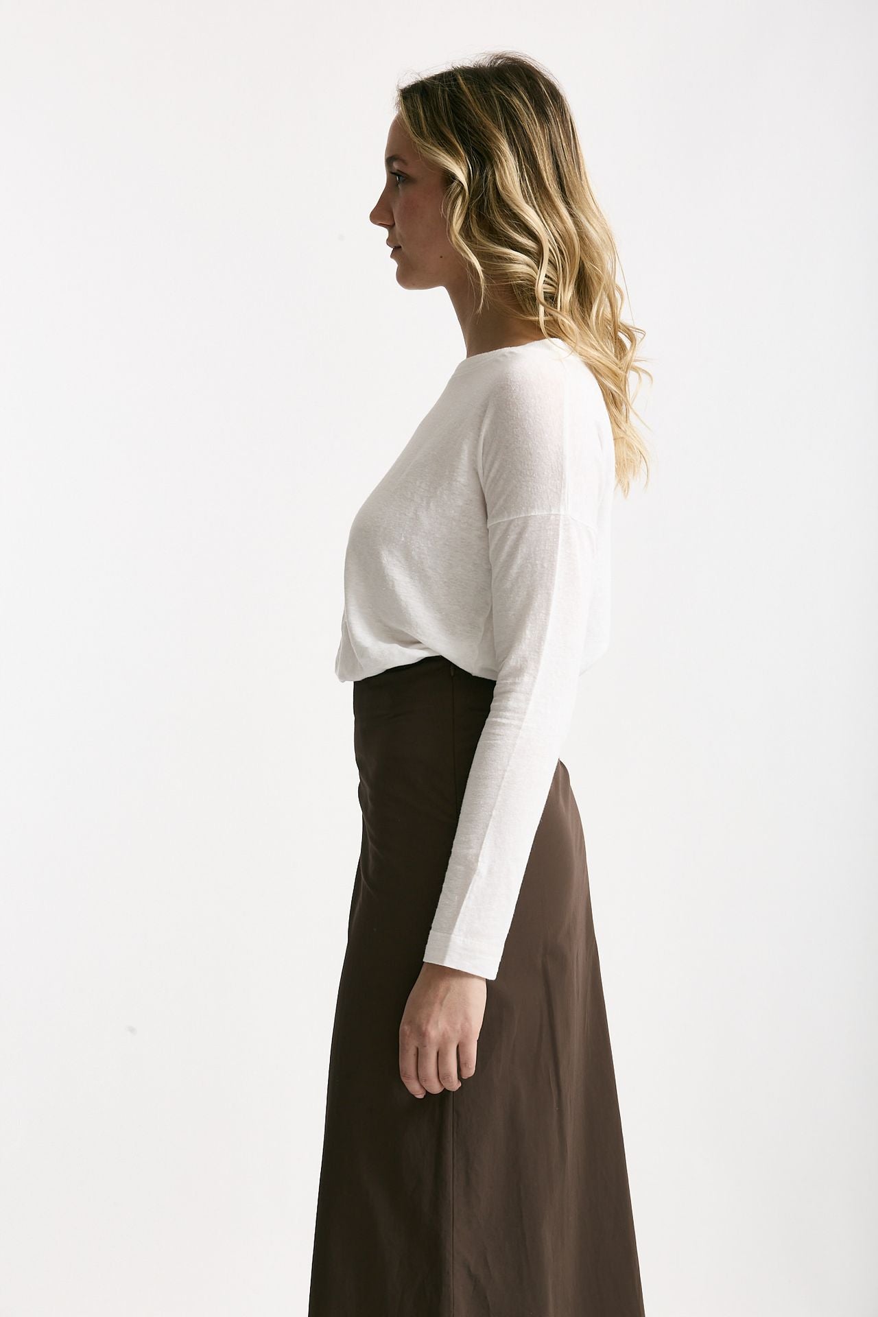 T-shirt in lino bianco women Daniele fiesoli - 3