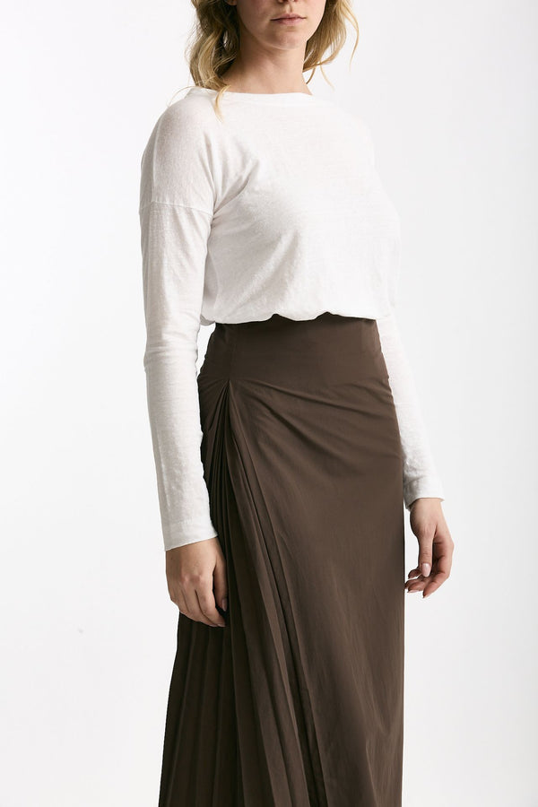T-shirt in lino bianco women Daniele fiesoli