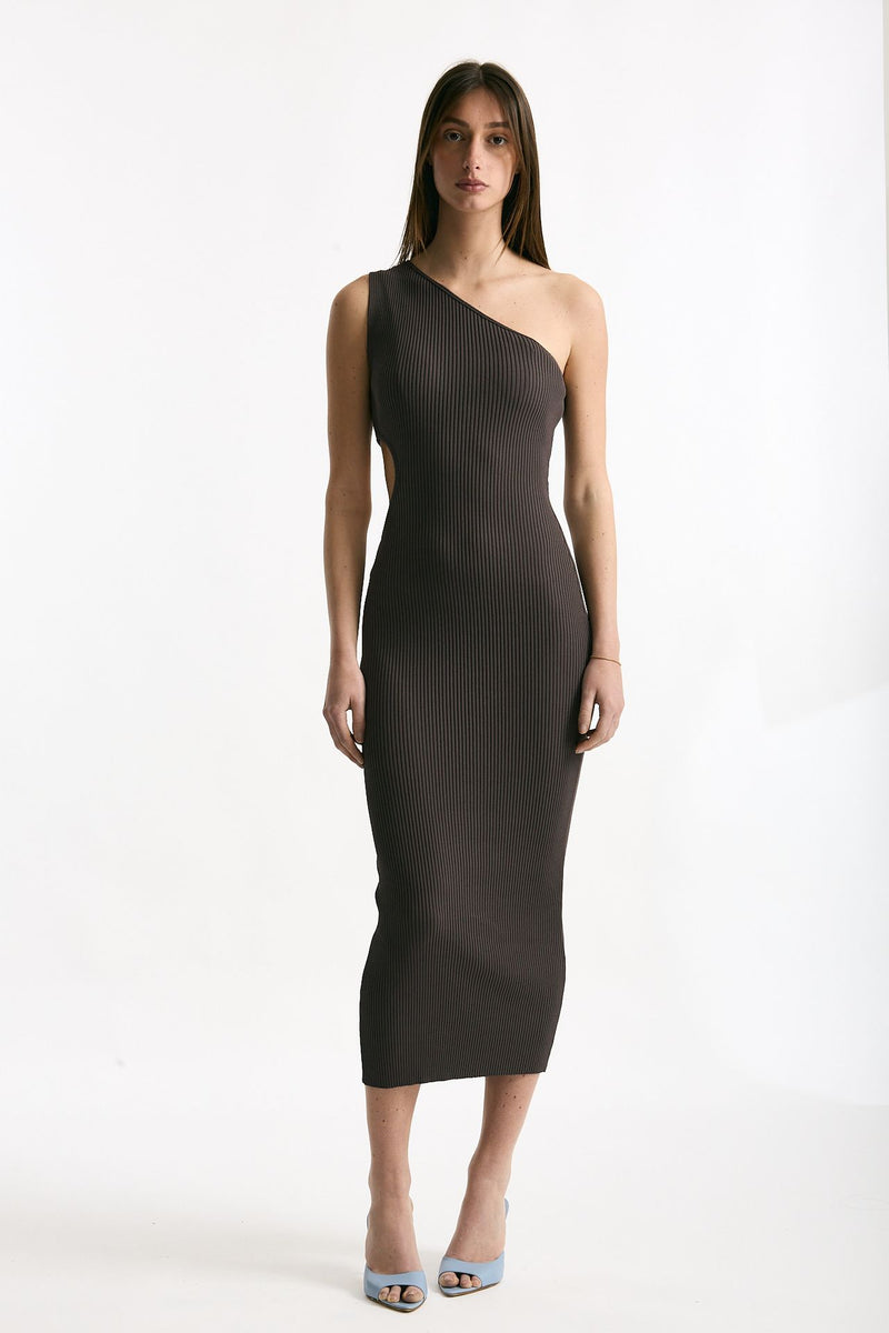 Abito a costine taupe women Daniele fiesoli - 1