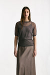 Maglia in viscosa taupe women Daniele fiesoli - 1